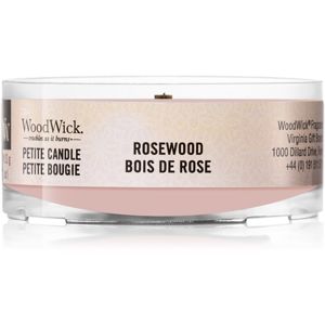 Woodwick Rosewood votívna sviečka s dreveným knotom 31 g