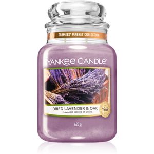 Yankee Candle Dried Lavender & Oak vonná sviečka Classic veľká 623 g