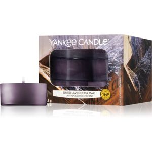 Yankee Candle Dried Lavender & Oak čajová sviečka 12 x 9.8 g