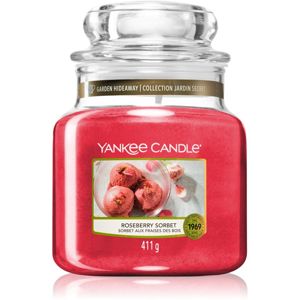 Yankee Candle Roseberry Sorbet vonná sviečka Classic stredná 411 g