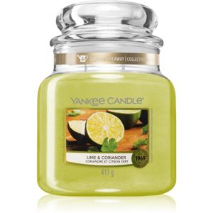 Yankee Candle Lime & Coriander vonná sviečka 411 g