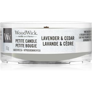 Woodwick Lavender & Cedar votívna sviečka 31 g