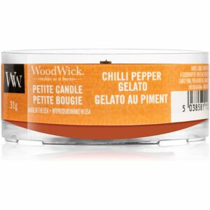 Woodwick Chilli Pepper Gelato votívna sviečka s dreveným knotom 31 g