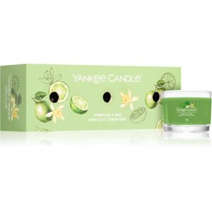 Yankee Candle Vanilla Lime darčeková sada 3x37 g