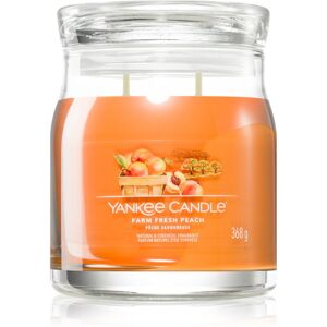Yankee Candle Farm Fresh Peach vonná sviečka Signature 368 g