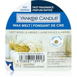 Yankee Candle Soft Wool & Amber vosk do aromalampy 22 g