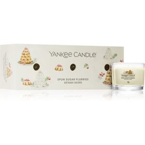 Yankee Candle Spun Sugar Flurries vianočná darčeková sada 3x37 g