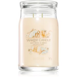 Yankee Candle Soft Wool & Amber vonná sviečka 567 g