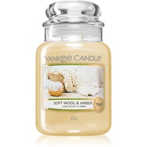 Yankee Candle Soft Wool & Amber vonná sviečka 623 g