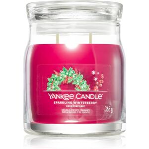 Yankee Candle Sparkling Winterberry vonná sviečka Signature 368 g