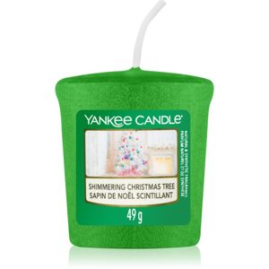 Yankee Candle Shimmering Christmas Tree votívna sviečka 49 g