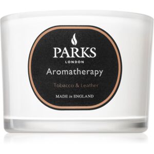Parks London Aromatherapy Tobacco & Leather vonná sviečka 80 g