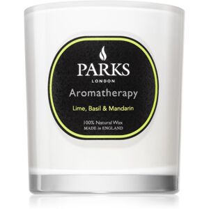 Parks London Aromatherapy Lime, Basil & Mandarin vonná sviečka 220 g