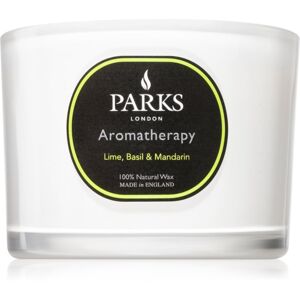 Parks London Aromatherapy Lime, Basil & Mandarin vonná sviečka 350 g