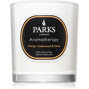 Parks London Aromatherapy Orange, Cedarwood & Clove vonná sviečka 220 g