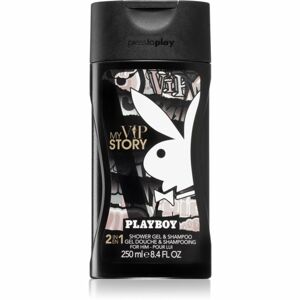 Playboy My VIP Story sprchový gél a šampón 2 v 1 pre mužov 250 ml