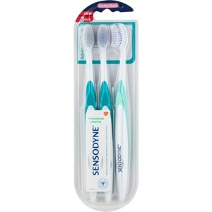 Sensodyne Advanced Clean zubná kefka extra soft pre citlivé zuby 3 ks