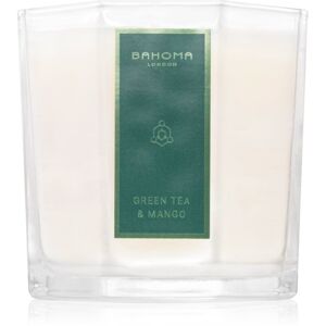 Bahoma London Octagon Collection Green Tea & Mango vonná sviečka 180 g