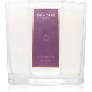 Bahoma London Octagon Collection Raspberry & Plum vonná sviečka 180 g