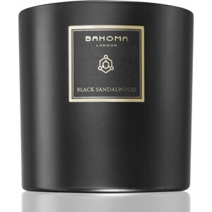 Bahoma London Obsidian Black Collection Black Sandalwood vonná sviečka 620 g