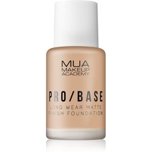 MUA Makeup Academy Pro/Base dlhotrvajúci zmatňujúci make-up odtieň #154 30 ml