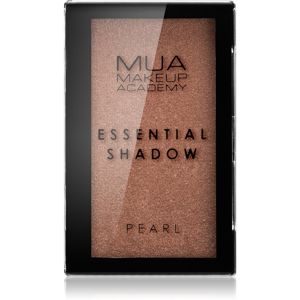 MUA Makeup Academy Essential perleťové očné tiene odtieň Cinnamon 2,4 g
