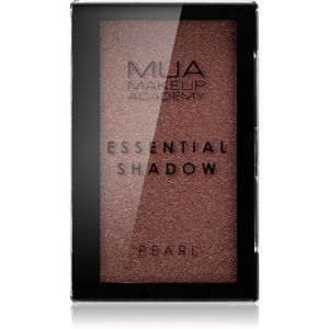 MUA Makeup Academy Essential perleťové očné tiene odtieň Bark 2.4 g