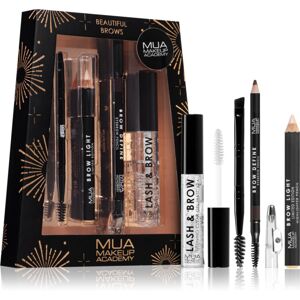 MUA Makeup Academy Beautiful Brows darčeková sada (na obočie)