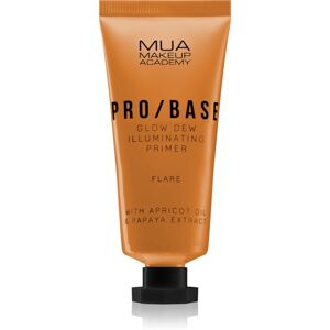 MUA Makeup Academy PRO/BASE Glow Dew rozjasňujúca podkladová báza odtieň Flare 30 ml
