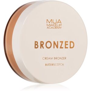 MUA Makeup Academy Bronzed krémový bronzer odtieň Butterscotch 14 g