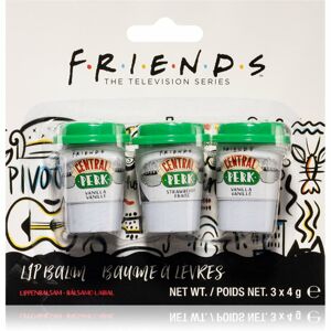 Friends Central Perk Lip Balm Set balzam na pery 3x4 g