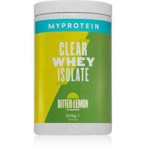 MyProtein Clear Whey Isolate srvátkový proteínový hydrolyzát príchuť Bitter Lemon 506 g