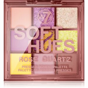 W7 Cosmetics Soft Hues paletka očných tieňov odtieň Rose Quartz 8 g