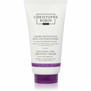 Christophe Robin Luscious Curl Defining Cream with Chia Seed Oil uhladzujúci krém pre vlnité a kučeravé vlasy 150 ml