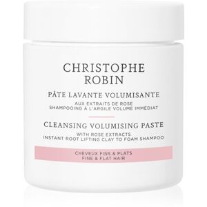 Christophe Robin Cleansing Volumizing Paste with Rose Extract exfoliačný šampón pre objem vlasov 75 ml