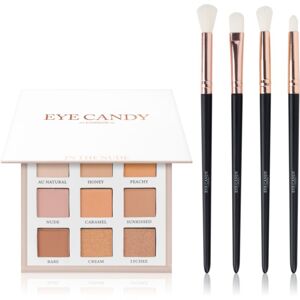 Eye Candy Enhancing Brush & Palette Set paletka očných tieňov