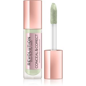 Makeup Revolution Conceal & Correct tekutý korektor odtieň Green 4 g