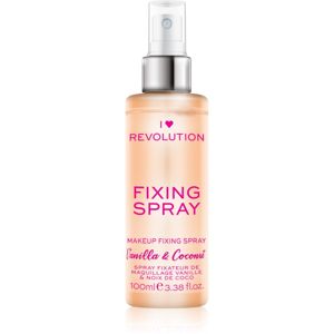 I Heart Revolution Fixing Spray fixačný sprej na make-up s vôňou Vanilla & Coconut 100 ml