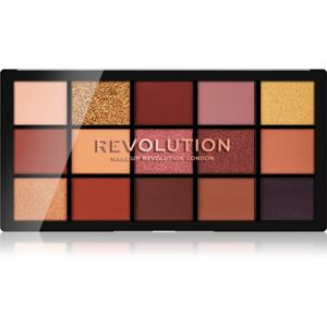 Makeup Revolution Reloaded paletka očných tieňov odtieň Velvet Rose 15x1,1 g