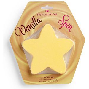 I Heart Revolution Bath Fizzer Vanilla Spin bomba do kúpeľa s vôňou Vanilla 100 g