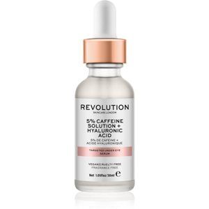 Revolution Skincare Caffeine Solution 5% + Hyaluronic Acid sérum na očné okolie 30 ml
