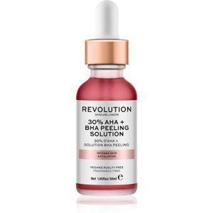 Revolution Skincare AHA + BHA 30% Peeling Solution intenzívny chemický peeling pre rozjasnenie pleti 30 ml