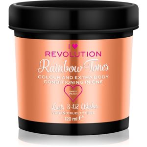 I Heart Revolution Rainbow Tones zmývateľná farba na vlasy odtieň Sweet Peach 120 ml
