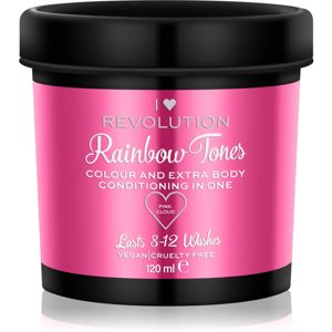 I Heart Revolution Rainbow Tones vymývajúca sa farba na vlasy odtieň Pink Cloud 120 ml