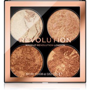Makeup Revolution Cheek Kit paletka na tvár odtieň Don’t Hold Back 4 x 2.2 g
