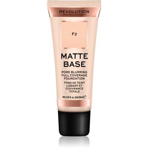Makeup Revolution Matte Base krycí make-up odtieň F2 28 ml