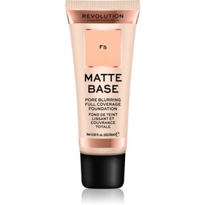 Makeup Revolution Matte Base krycí make-up odtieň F5 28 ml
