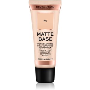 Makeup Revolution Matte Base krycí make-up odtieň F6 28 ml