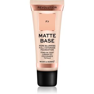 Makeup Revolution Matte Base krycí make-up odtieň F7 28 ml