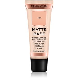 Makeup Revolution Matte Base krycí make-up odtieň F9 28 ml